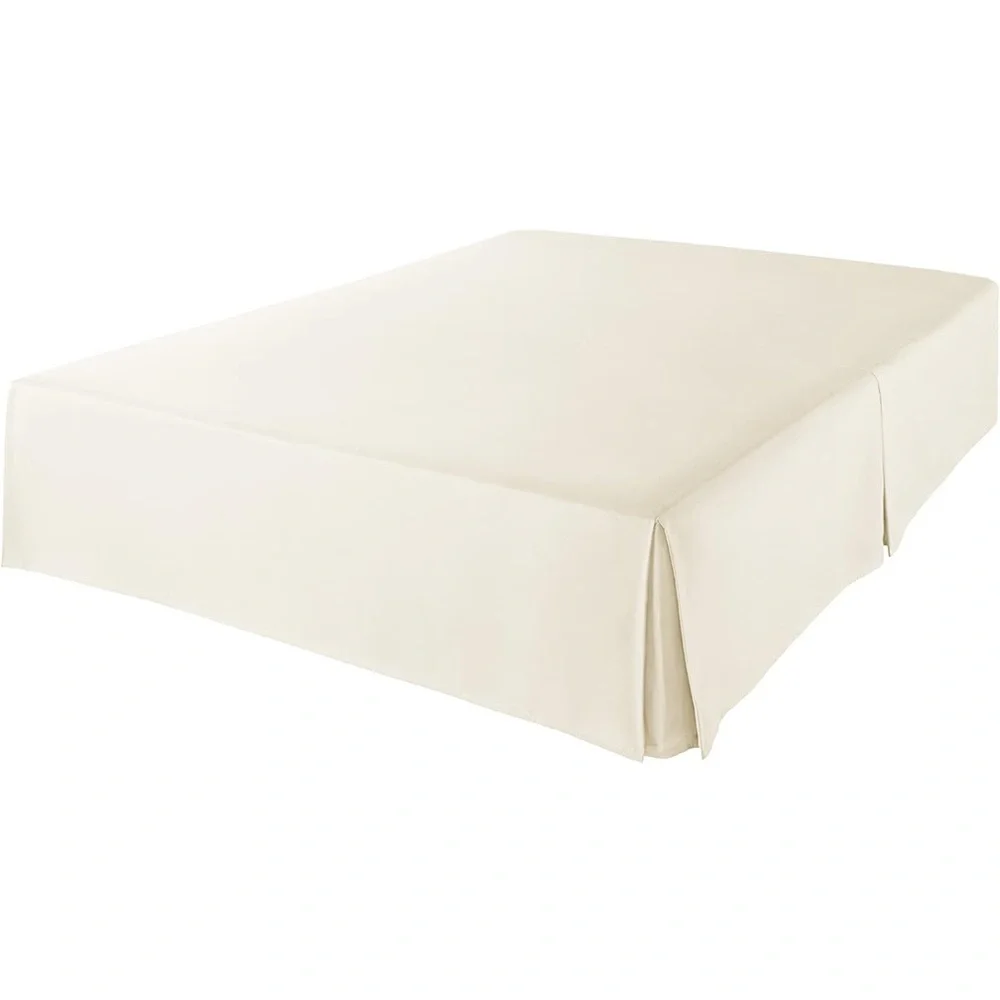 New Beige Amazon Basics Queen Bed Skirt - Classic Tailored Design